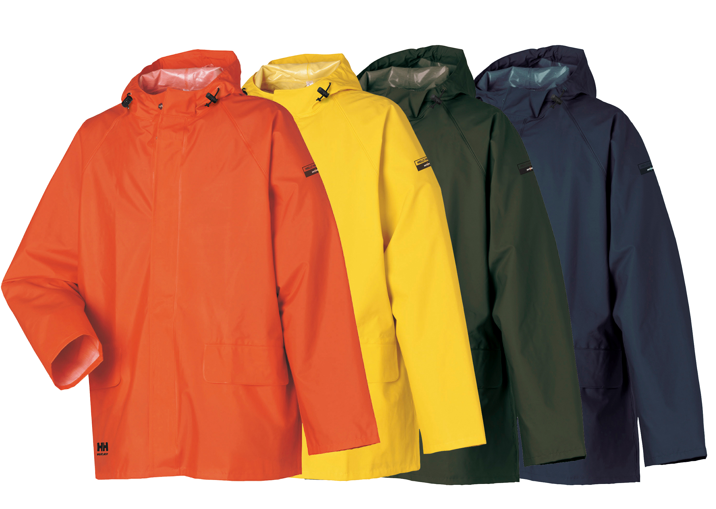 70129_590-XL HELLY HANSEN PVC and Polyester Rain Jacket,PVC/Polyester,Navy,XL 