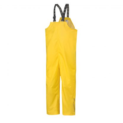 70529 Helly Hansen Workwear Mandal Fishermans PVC Rain Bib Yellow