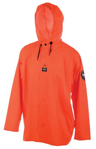 Helly Hansen Workwear 70255 Mac Stretch Flame Retardant Rain Jacket, Front