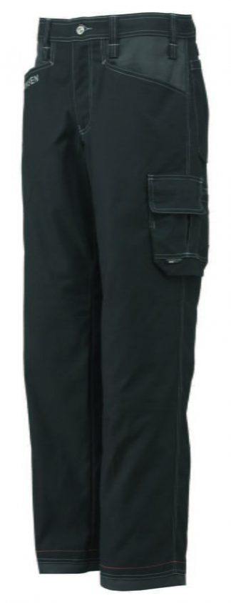 76485 Helly Hansen Workwear Men's Chelsea Service Work Pants, Black Front