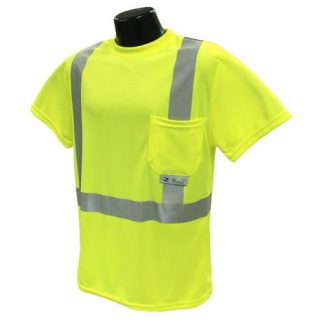 Radians ST11 Class 2 High Visibility Safety Shirt, Green Front