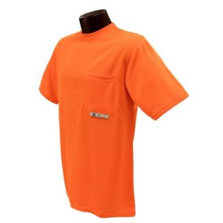Radians ST11-N Non-rated High-visibility Safety Shirt, Orange Front