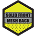 Solid Front, Mesh Back Safety Vest