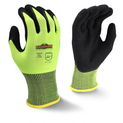Radians RWG10 Radwear Silver Series Hi-Viz Knit Dip Work Glove, Main