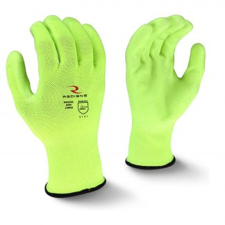 Radians RWG22 High Visibility PU Polyester Work Glove, Pair