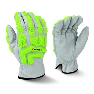 Radians RWG50 Cut Resistant Work Gloves, Cut Protection Level A4 with TPR Knuckle Protection, Both