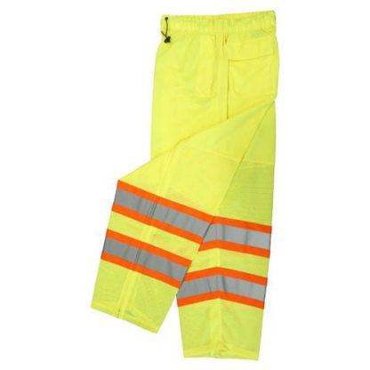 Radians SP61 Class E High Visibility Safety Pants, Mesh Green