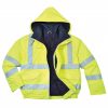 Portwest S778YERS Bizflame Rain Hi-Vis Antistatic FR Jacket Regular Size: Small Yellow 