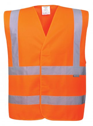 Portwest C470 ANSI 107 Type R Class 2 High Visibility Safety Vest, Orange