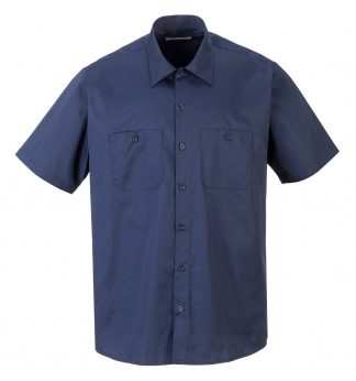Portwest S124 Industrial Work Polo, Navy Front