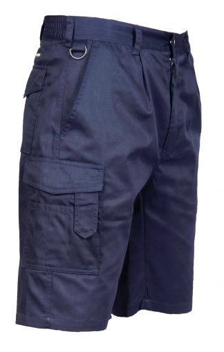 Portwest S790 Cargo Shorts w/ D-ring, blue, side