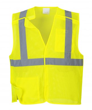 Portwest US384 ANSI Class 2 Economy Breakaway Safety Vest, Yellow