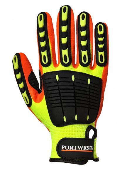 Portwest A721 Anti-impact gripper gloves, nitrile