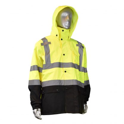 Radians RW30 High Visibility Class 3 Rain Jacket, multi purpose