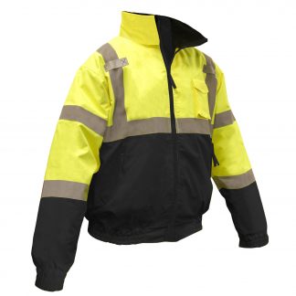 reflective jacket, sj11b-3zgs radians, yellow, front