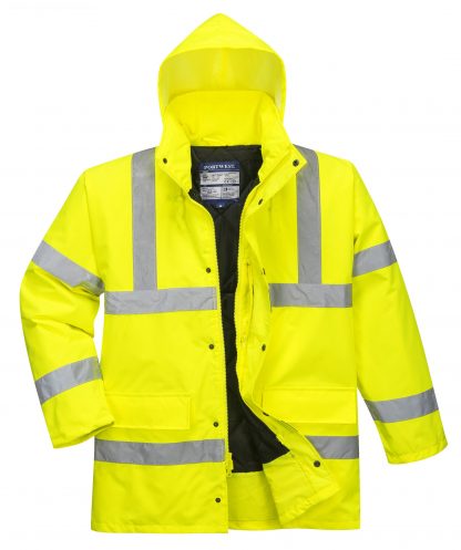 Portwest US460 Yellow, High Visibility Traffic Jacket