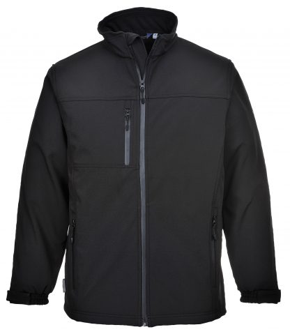 Portwest UTK50 Softshell Fleece Jacket, Black