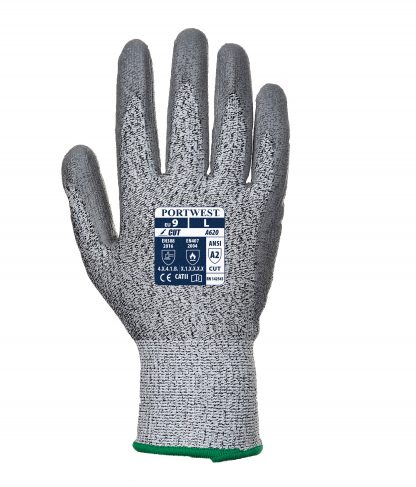 Cut Proof Grip Gloves - Portwest A620, Cut Level 2, HDPE / Fiberglass Shell