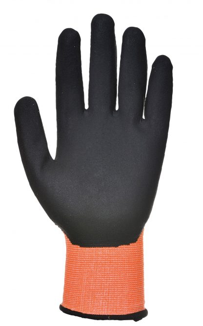 Cut Proof Gloves - Portwest A625, Cut Level A4, Orange, PU Palm