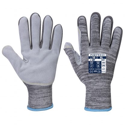 Cut Proof Gloves - Portwest A630 Razor, Cut Level A4, Front & Back