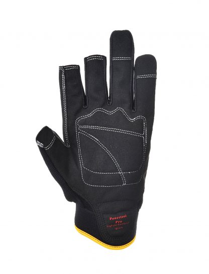 Portwest A740 PowerTool Pro Mechanic Glove, Black, Palm