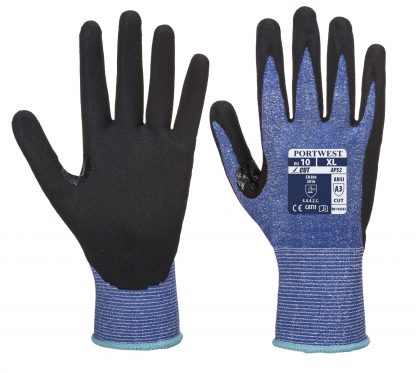 Cut Proof Gloves - Portwest AP25, Cut Level A3, Front and back