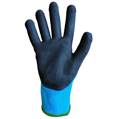 Portwest A667 Claymore Cut Resistant Grip Glove, Blue sandy nitrile palm