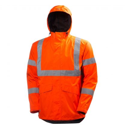 High Visibility Alta Shelter Jacket - Helly Hansen 71070, Orange Front