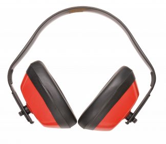 Classic Ear Protector Ear Muffs - Portwest PW40, Red
