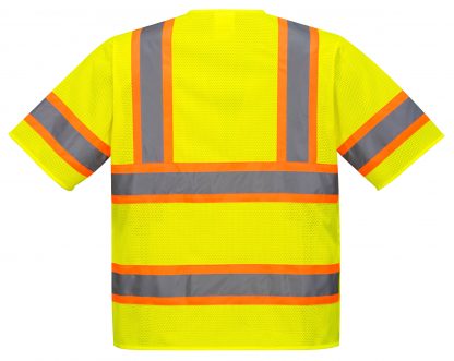 Breakaway High Visibility Safety Vest - Portwest US382, Rear