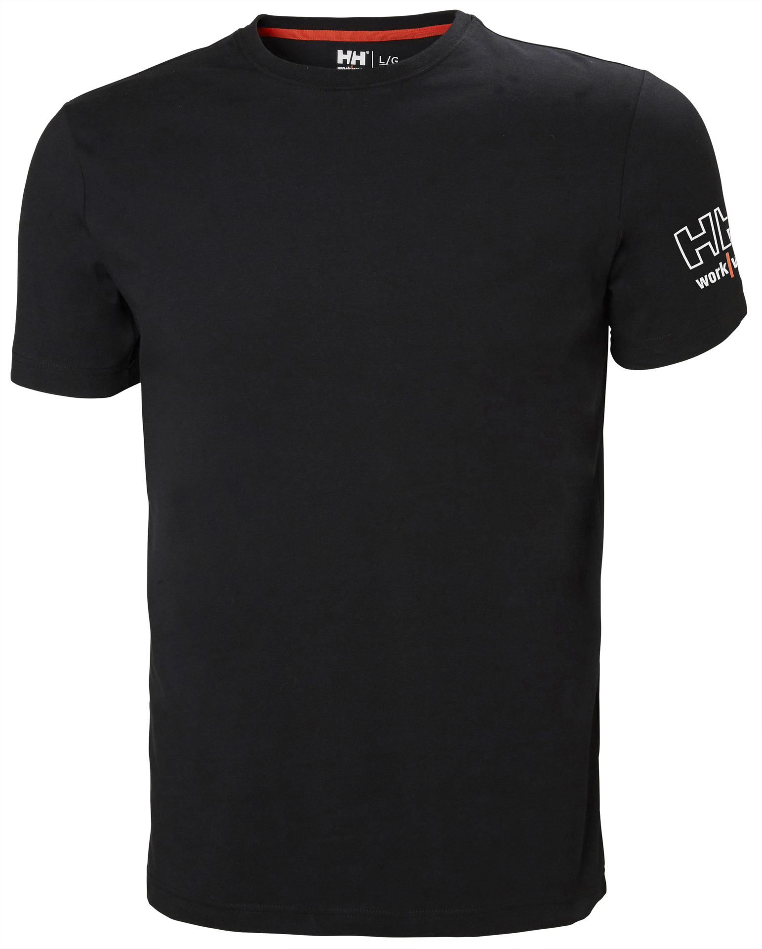 effekt Klinik Selskab KENSINGTON T-shirt (Black) - Raised HH Logo - Helly Hansen 79246_990 -  iWantWorkwear